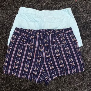 Two pair of GAP Women’s City Shorts size 12